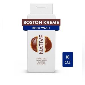 Native Dunkin' Body Wash Boston Kreme 18oz Limited Edition New Donut Smell Good